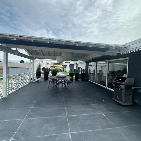 Roof Piscine Chauffee 7 Pers Wifi La Teste-de-Buch